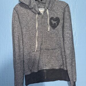 PINK Victoria's Secret Gray Knit Hoodie